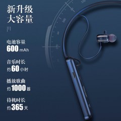 可插卡藍(lán)牙耳機(jī)頸掛式雙耳無線運(yùn)動(dòng)跑步超長(zhǎng)待機(jī)蘋果VIVO華為通用