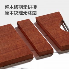 進(jìn)口烏檀木整木菜板實(shí)木家用砧板長方形切菜板廚房案板刀板